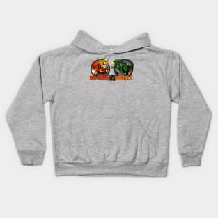 RED RODENT VS. DOGZILLA Kids Hoodie